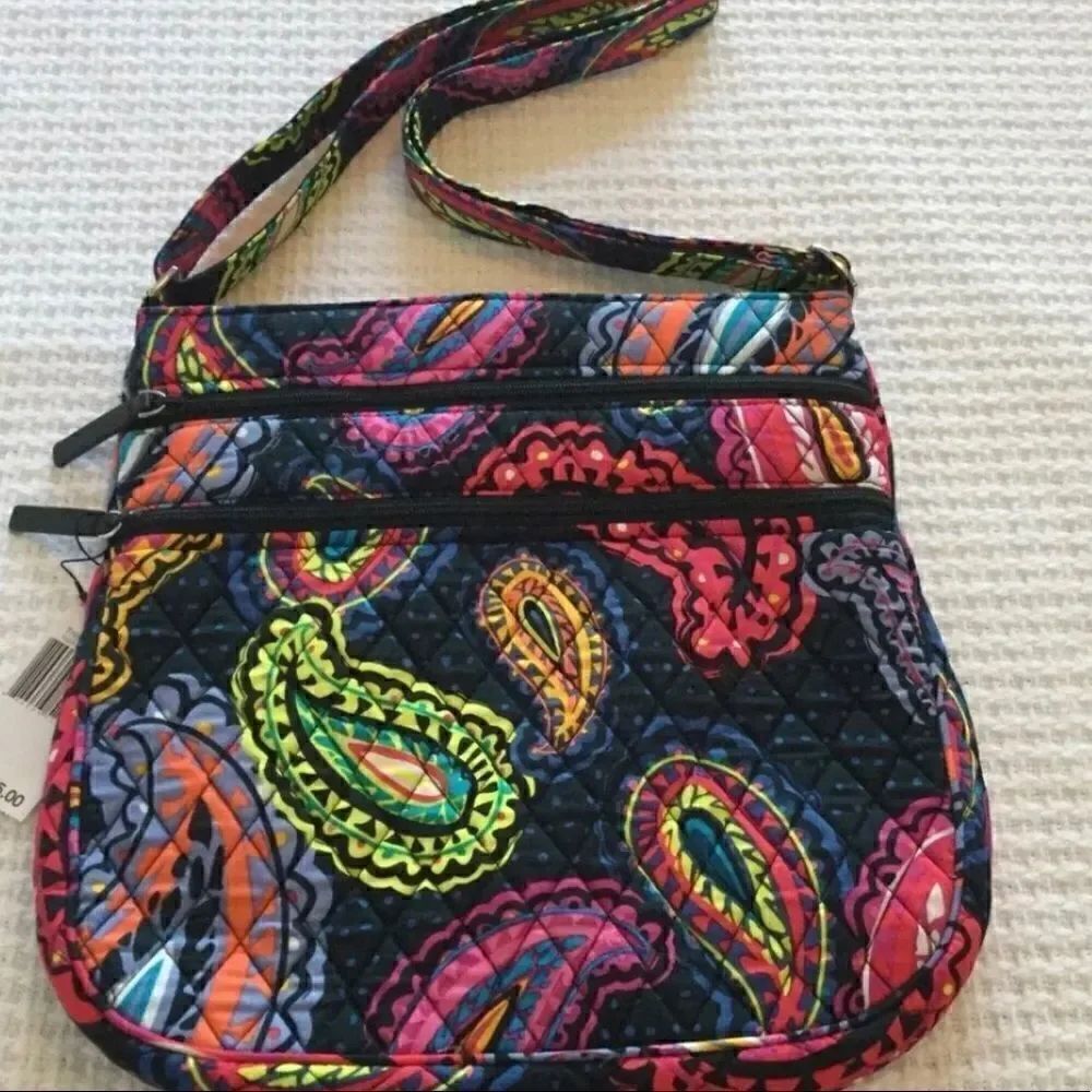 Vera Bradley Trio Zip Crossbody Hipster
